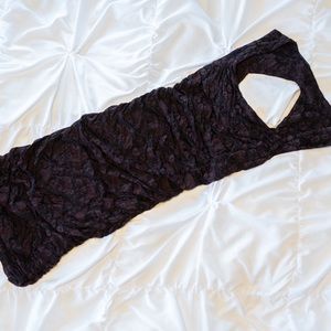 Free People Purple and Black Dress